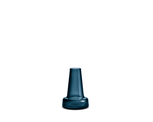 Flora Vase long neck H12 cm dark blue