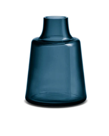 Flora Vase short neck H24 cm dark blue