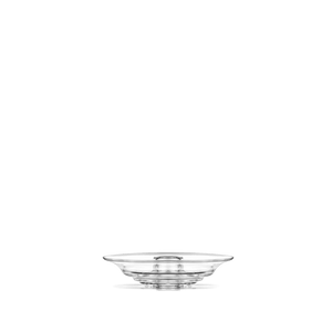 Flow Candle holder H3 cm clear