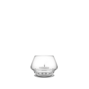 Flow Tealight holder Ø10 cm clear
