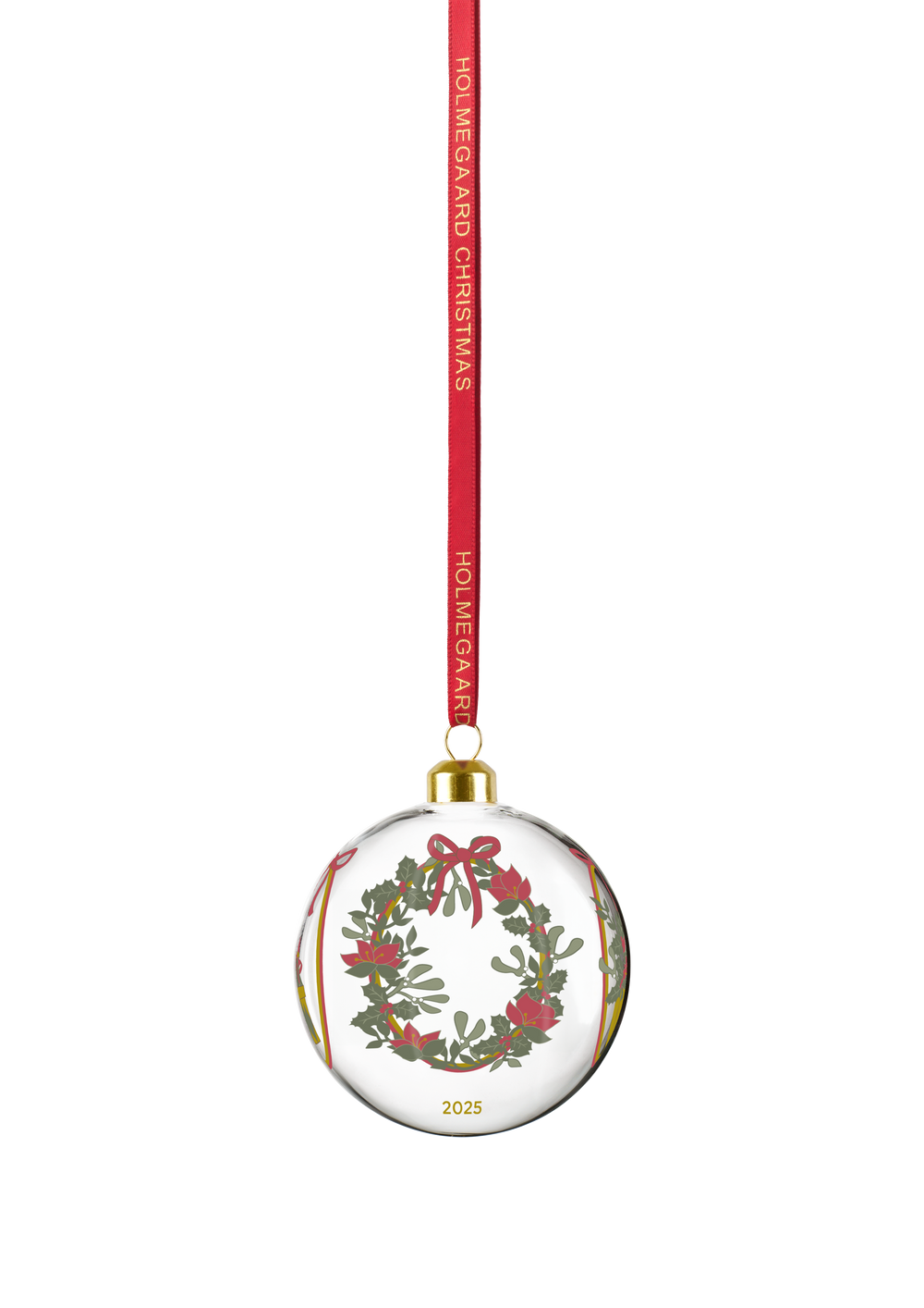 Holmegaard Christmas Annual Christmas Bauble 2025 clear