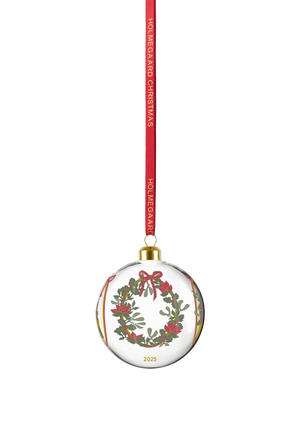 Holmegaard Christmas Annual Christmas Bauble 2025 clear