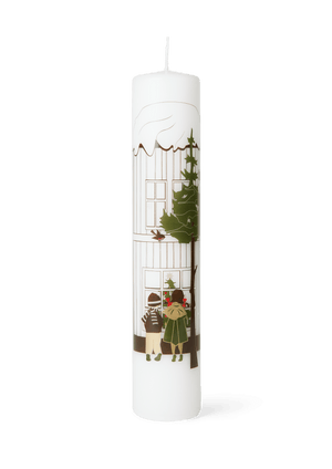 Holmegaard Christmas Advent Candle 2022 Ø5 cm multi