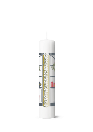 Holmegaard Christmas Advent Candle 2024 Ø5 cm multi