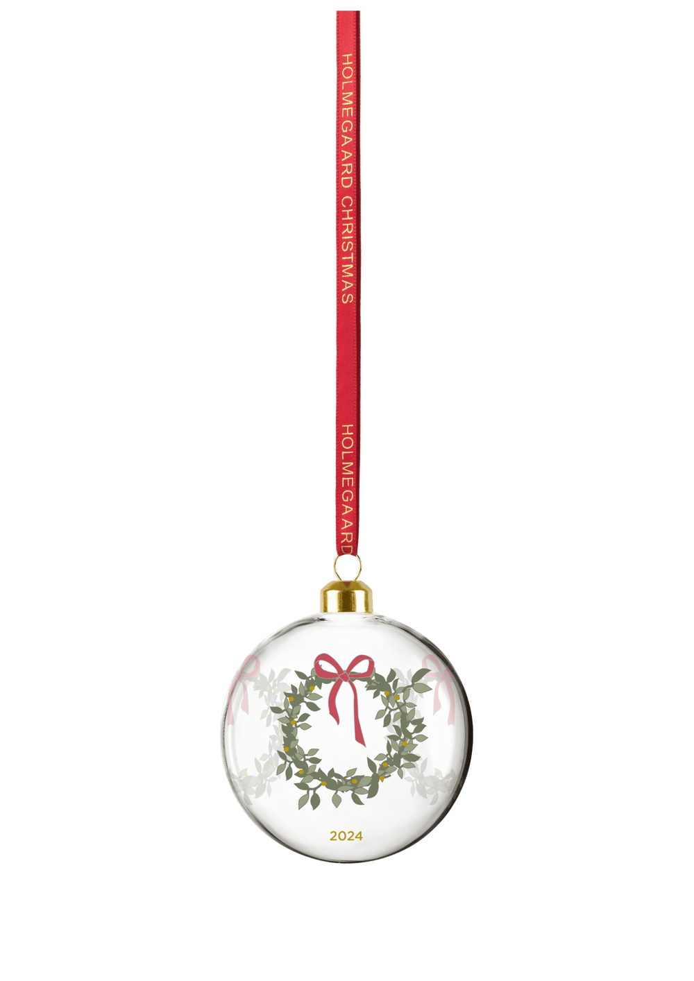 Annual Christmas Bauble 2024 clear
