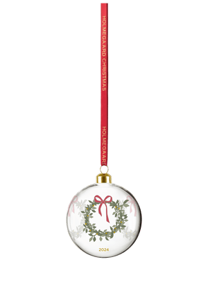 Annual Christmas Bauble 2024 clear