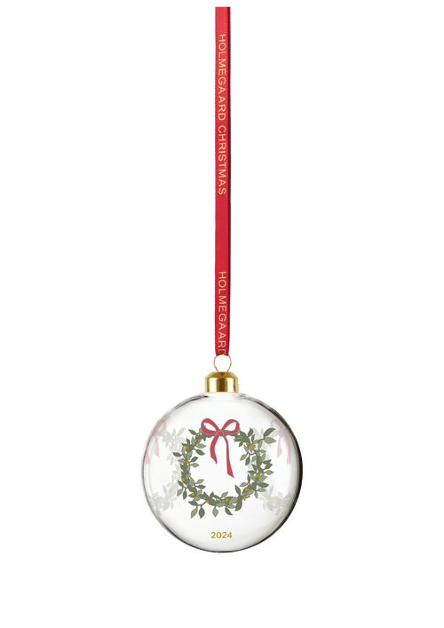 Annual Christmas Bauble 2024 clear