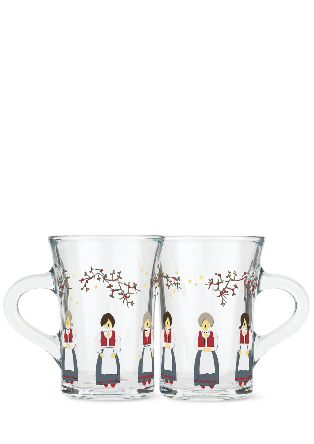 Holmegaard Christmas Hot drinks glass 2021 24 cl multi 2 pcs.