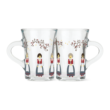 Holmegaard Christmas Hot drinks glass 2021 24 cl multi 2 pcs.