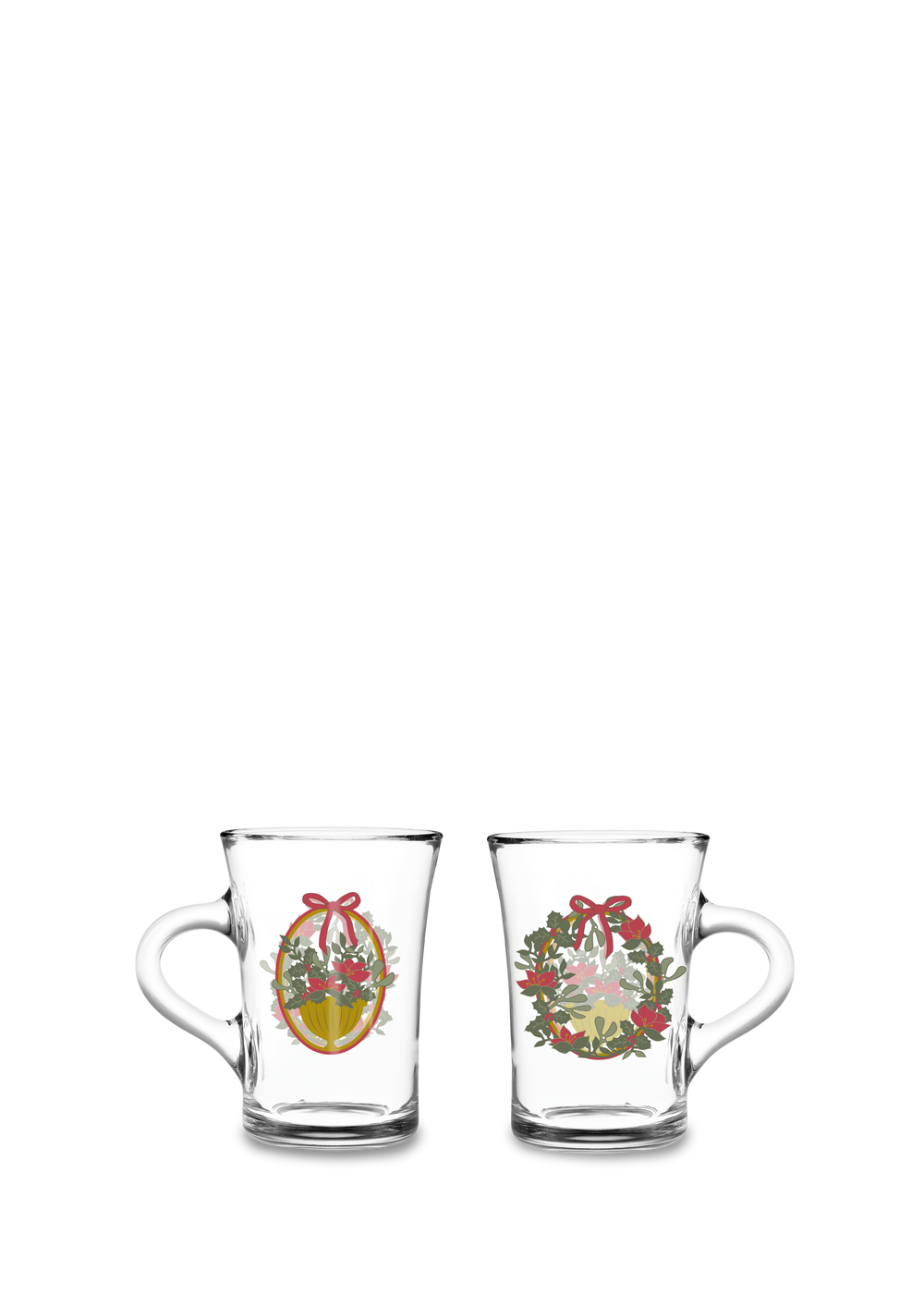 Holmegaard Christmas Hot drinks glass 2025 23 cl multi 2 pcs.