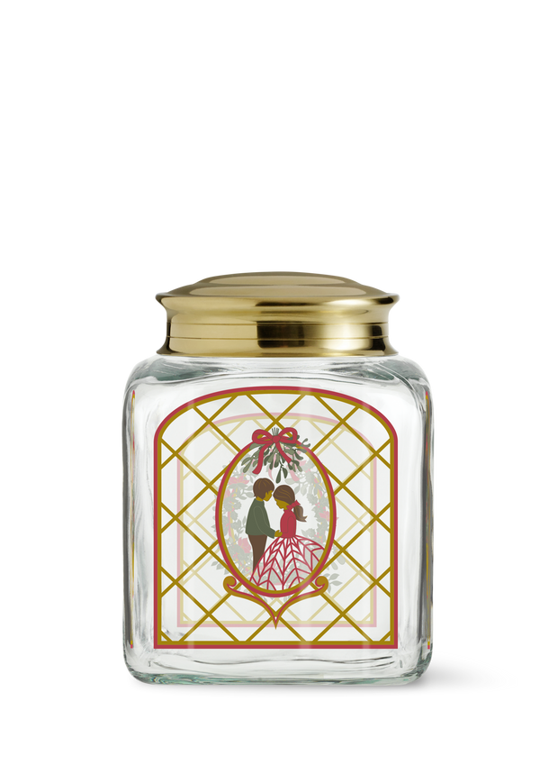 Holmegaard Christmas Biscuit jar 2025 H16 multi