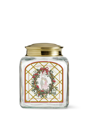 Holmegaard Christmas Biscuit jar 2025 H16 multi