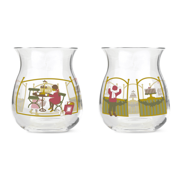 Holmegaard Christmas Tea light holder 2023 H7.5 multi 2 pcs.