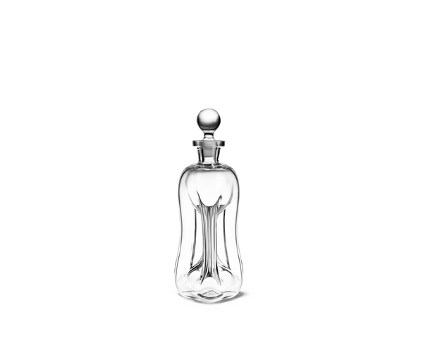 Klukflaske 3-pillar H26 cm clear