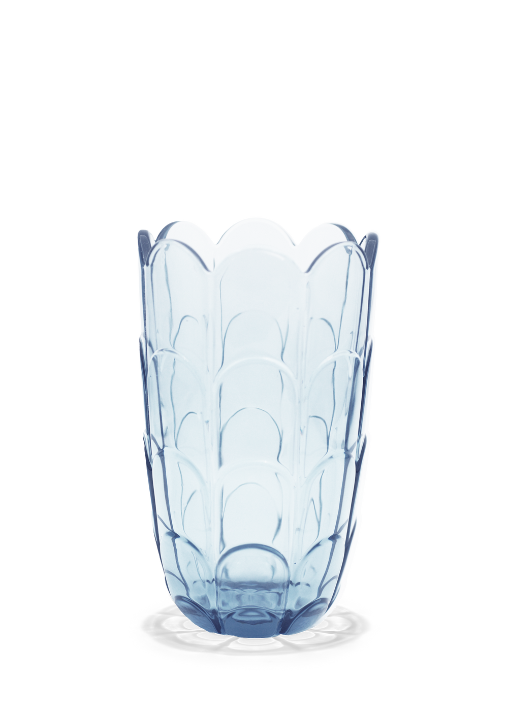 Lily Vase H19 cm blue iris
