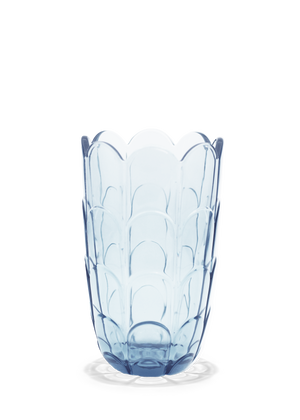 Lily Vase H19 cm blue iris