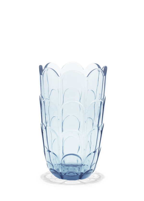 Lily Vase H19 cm blue iris