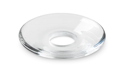 Lumi Glass candle-cuffs flat Ø8.5 cm