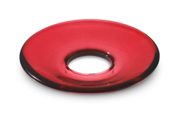Lumi Glass candle-cuffs flat Ø8.5 cm
