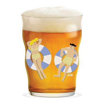 Mikkeller Pint Beer Glas 2026 40 cl clear w. deco