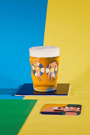 Mikkeller Pint Beer Glas 2026 40 cl clear w. deco