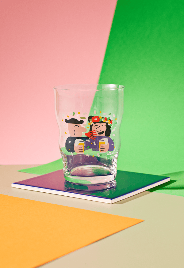 Mikkeller Pint Beer Glas 2025 40 cl clear w. deco