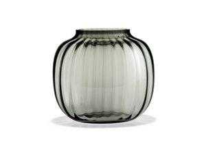 Primula Oval Vase H17.5 cm smoke