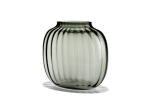 Primula Oval Vase H17.5 cm smoke