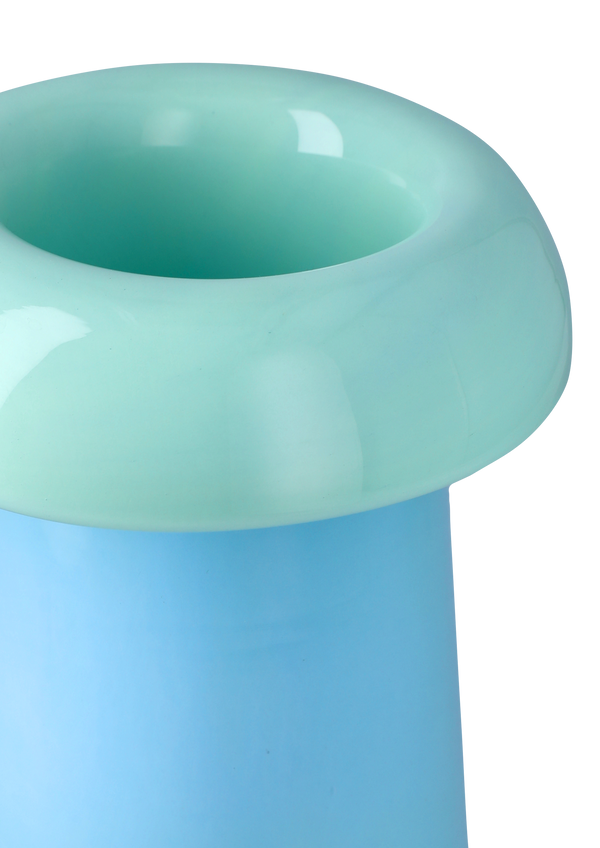 Soma Vase H22.5 cm light blue/aqua