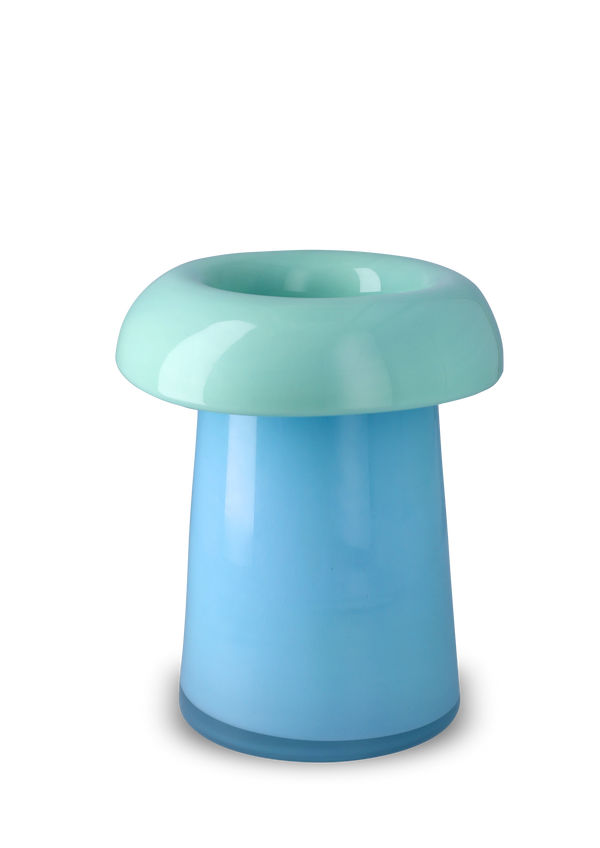 Soma Vase H22.5 cm light blue/aqua