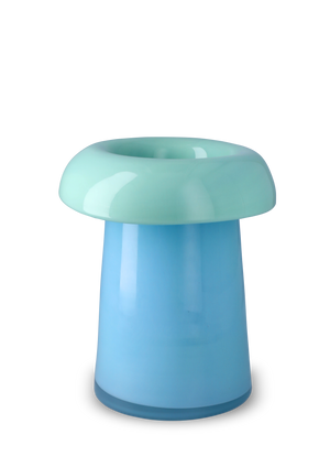 Soma Vase H22.5 cm light blue/aqua