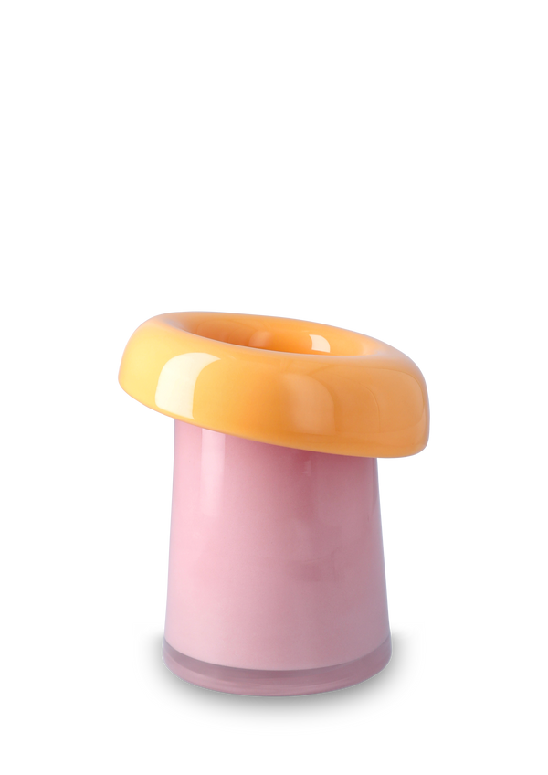 Soma Vase H16.5 cm pink/orange