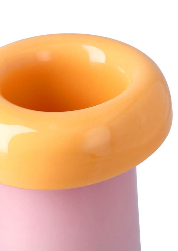 Soma Vase H16.5 cm pink/orange