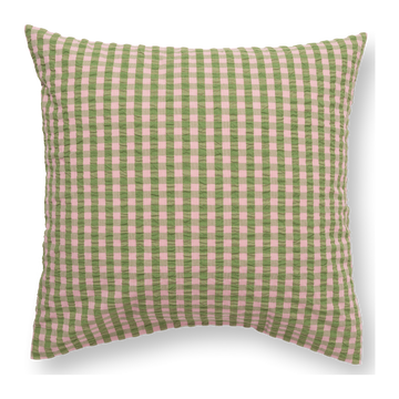 Bæk&Bølge Pillowcase 63x60 cm green/soft pink DK