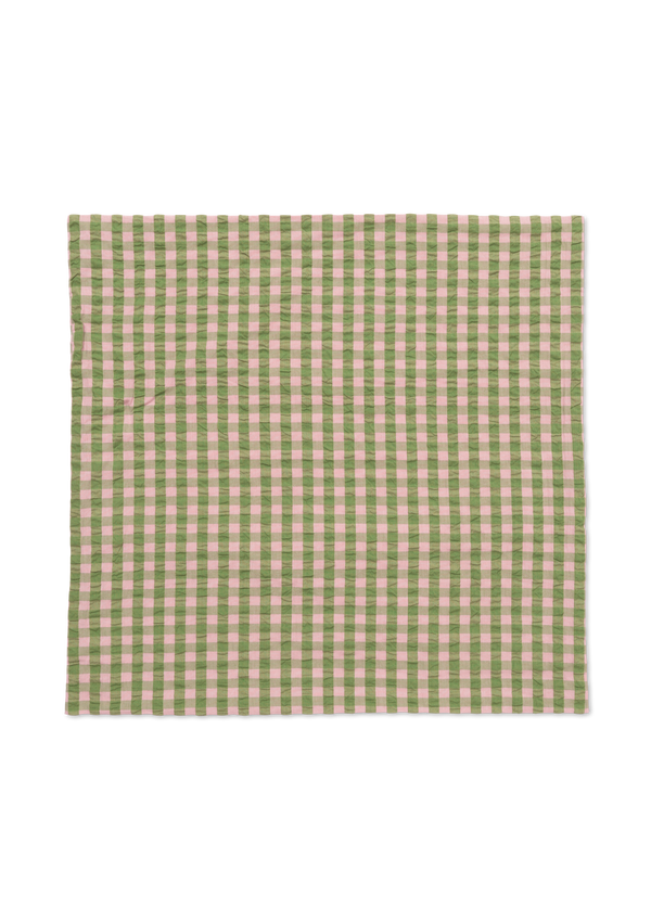 Bæk&Bølge Pillowcase 63x60 cm green/soft pink DK