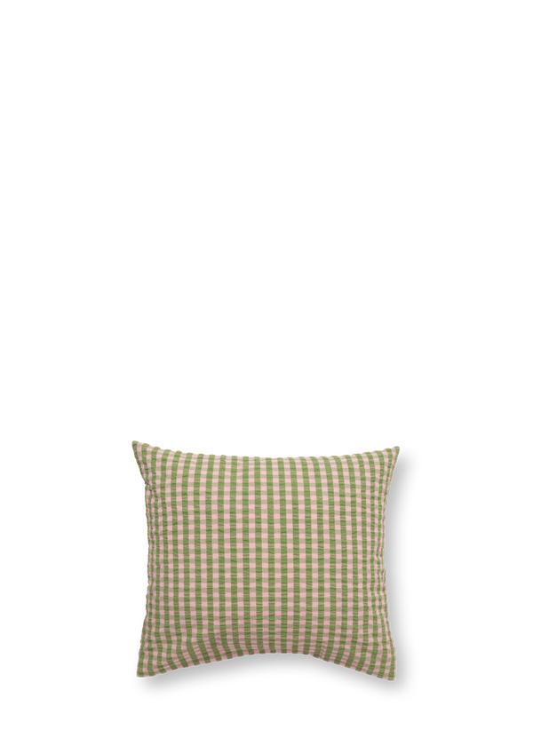 Bæk&Bølge Pillowcase 60x50 cm green/soft pink SE