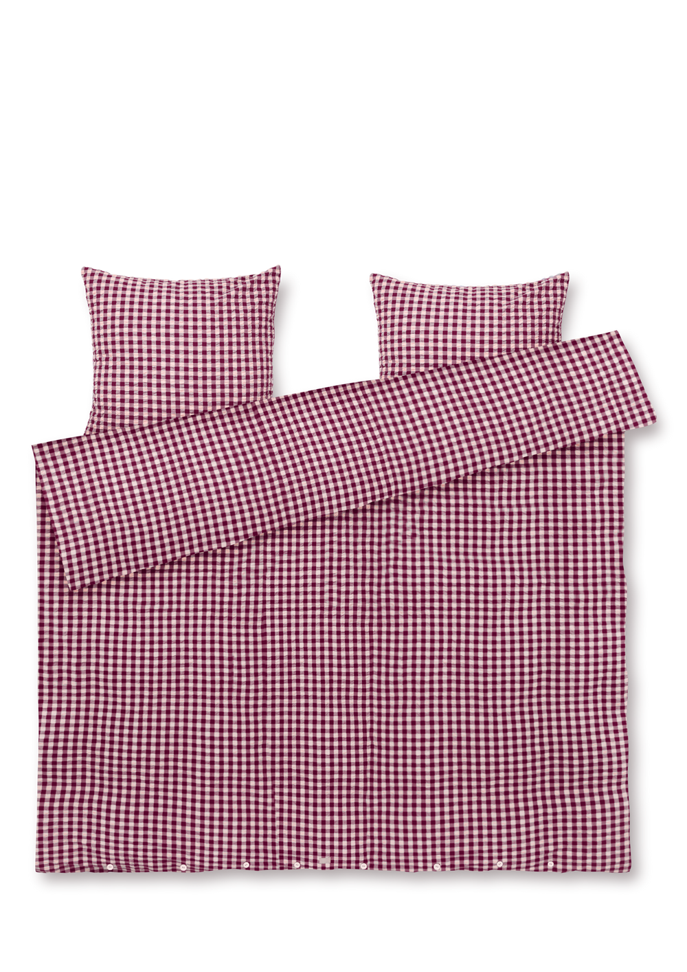 Bæk&Bølge Bed linen 200x220 cm plum/rose DK