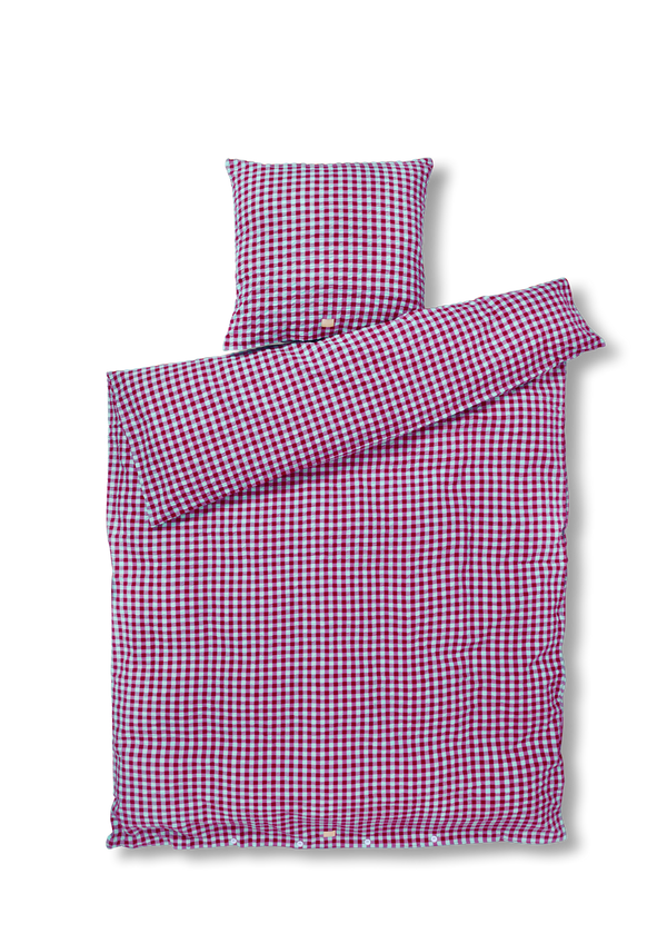 Bæk&Bølge Bed linen 140x200 cm fuchsia/mint DK