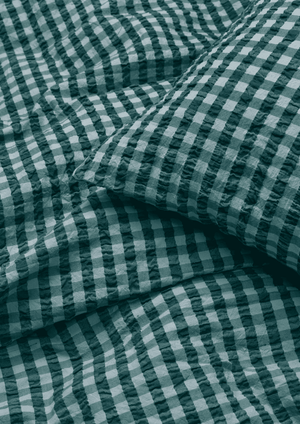 Bæk&Bølge Bed linen 140x220 cm green/light blue DK