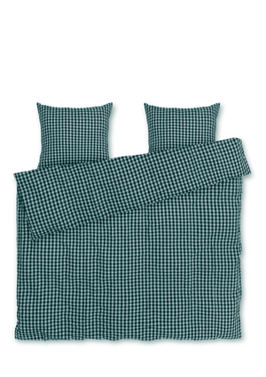 Bæk&Bølge Bed linen 200x220 cm green/light blue DK