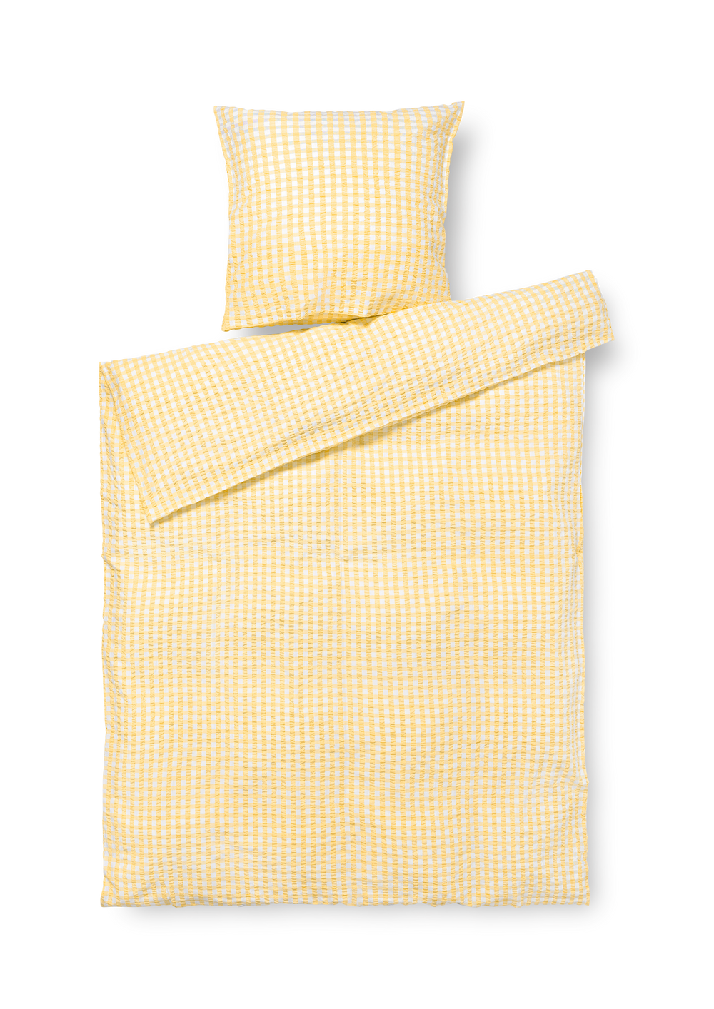 Bæk&Bølge Bed linen 140x200 cm yellow/white DK