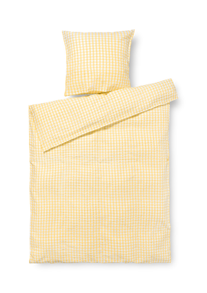 Bæk&Bølge Bed linen 140x200 cm yellow/white DK