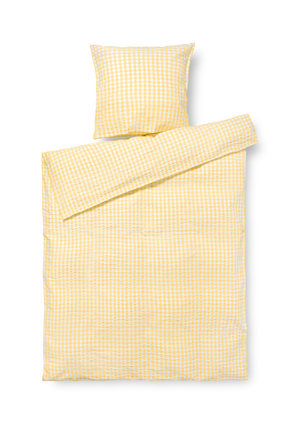 Bæk&Bølge Bed linen 140x220 cm yellow/white DK