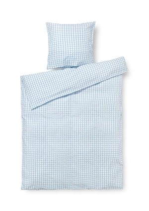 Bæk&Bølge Bed linen 140x220 cm light blue/white DK
