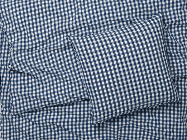 Bæk&Bølge Bed linen 140x200 cm dark blue/white DK