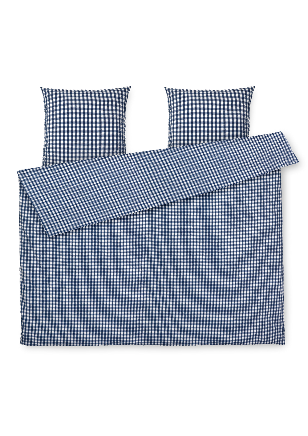Bæk&Bølge Bed linen 200x220 cm dark blue/white DK