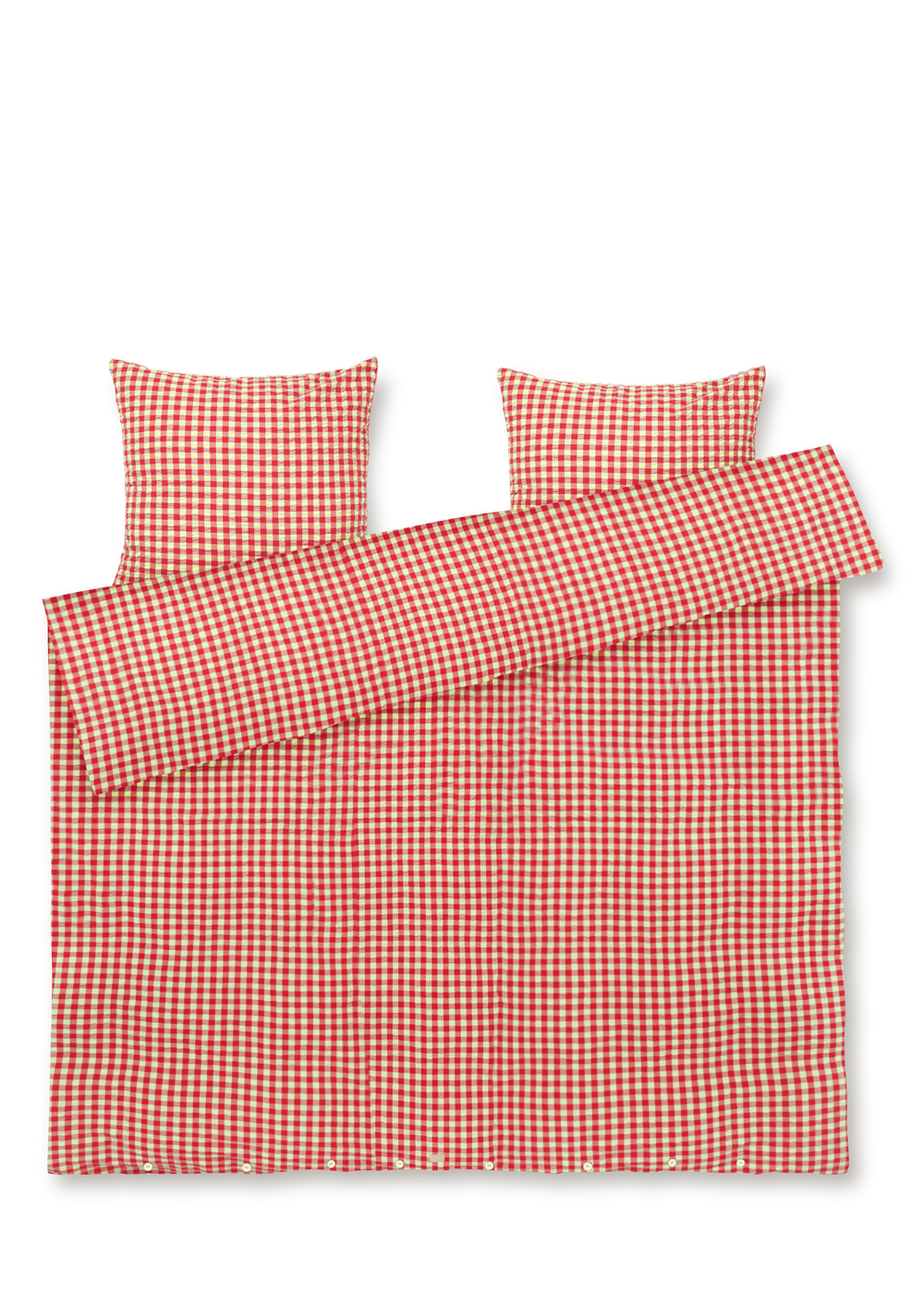 Bæk&Bølge Bed linen 200x220 cm red/yellow DK