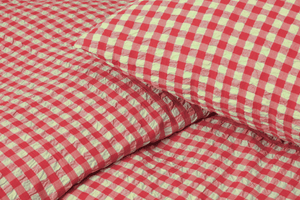 Bæk&Bølge Bed linen 200x220 cm red/yellow DK