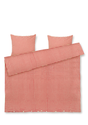 Bæk&Bølge Bed linen 220x220 cm red/yellow SE