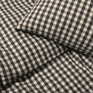 Bæk&Bølge Bed linen 140x200 cm black/sand DK